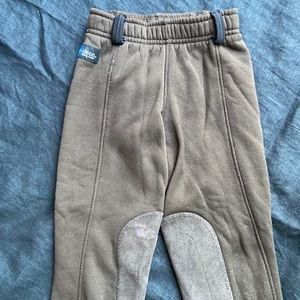 Irideon Techno Fleece Knee Patch Breeches in Dark Brown Youth X-Small